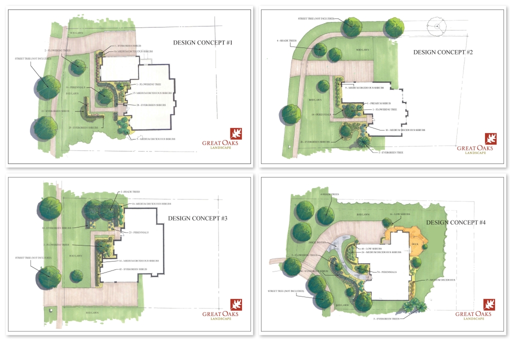 Multiple Conceptual Designs for one Residential Property